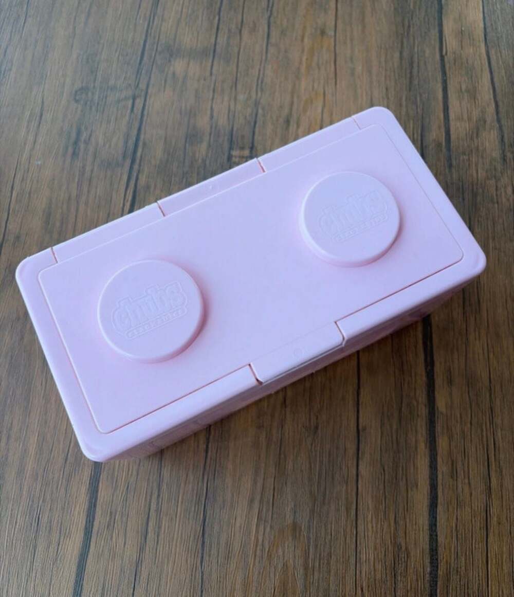 Chubs Stackables Pink Baby Wipes Storage Container